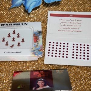 Bindi Set - Red and Gold